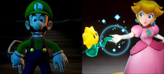 Nintendo ukzalo remaster Luigis Mansion: Dark Moon a nov Peach hru